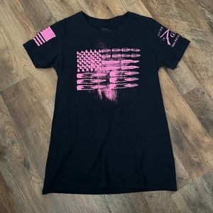 Grunt Style Womens bullet flag shirt